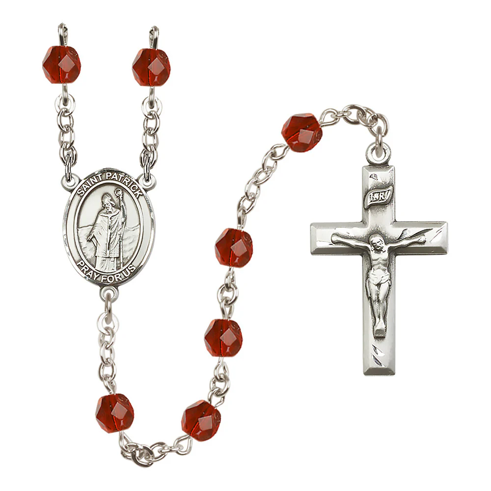 St. Patrick Crystal Birthstone Rosary - Multiple Birthstones - Image 4