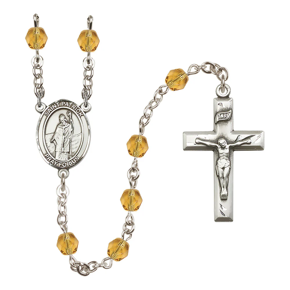 St. Patrick Crystal Birthstone Rosary - Multiple Birthstones - Image 8
