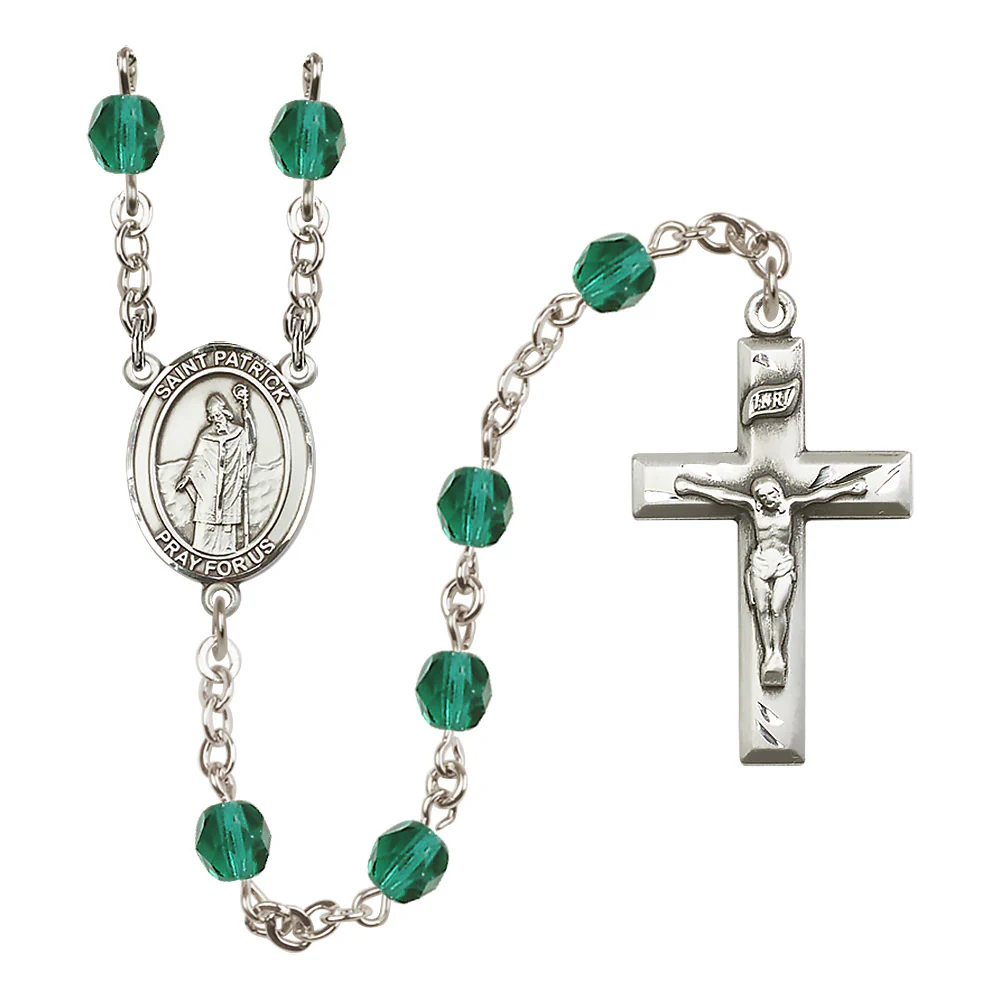 St. Patrick Crystal Birthstone Rosary - Multiple Birthstones - Image 9