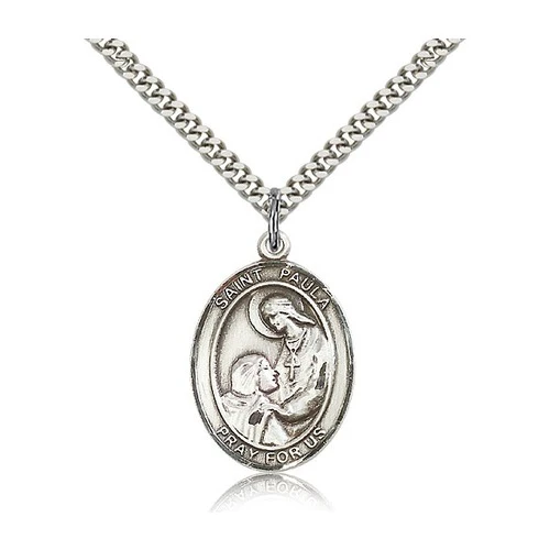 St. Paula Pendant with Chain, Bliss, Sterling Silver