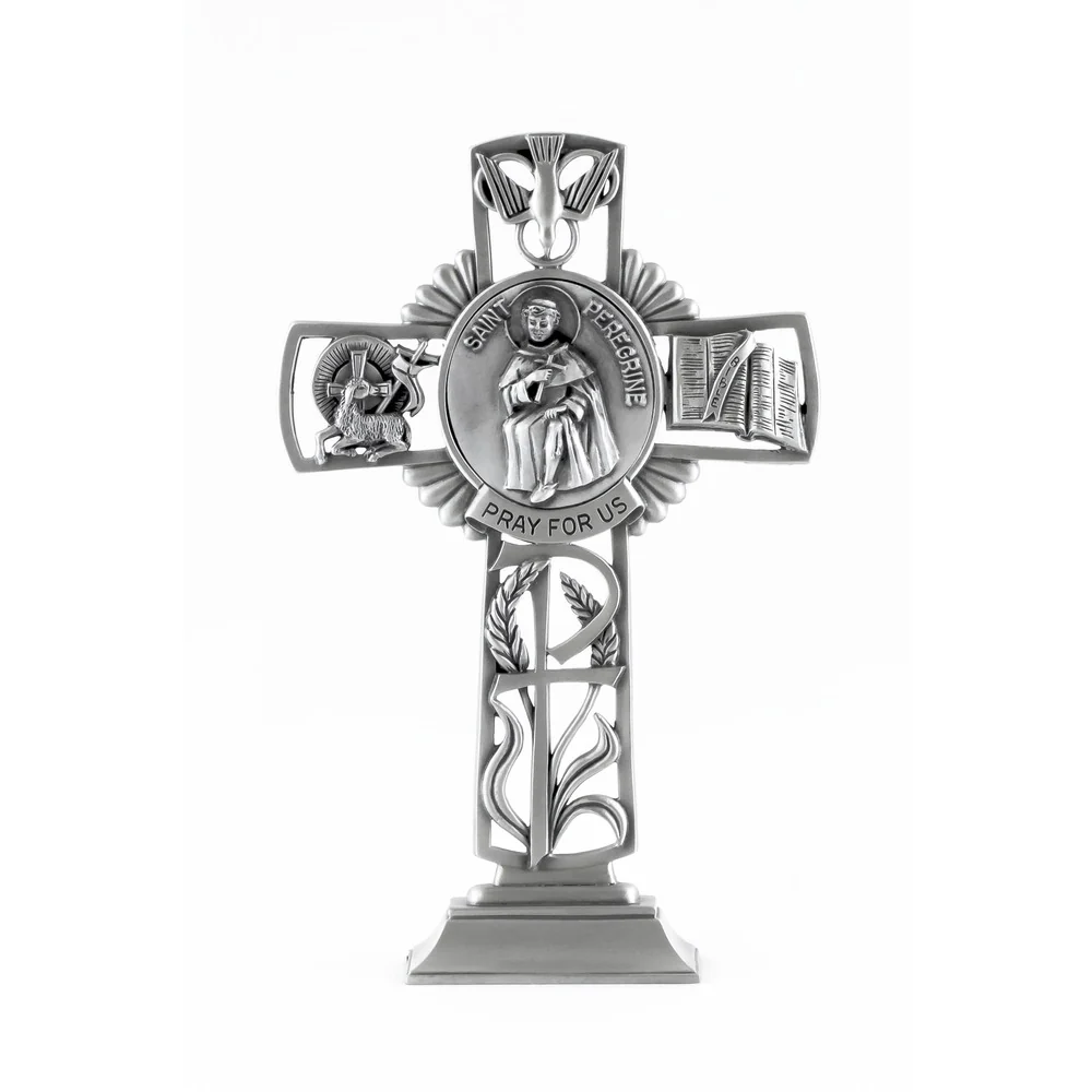 St. Peregrine Standing Cross 5"