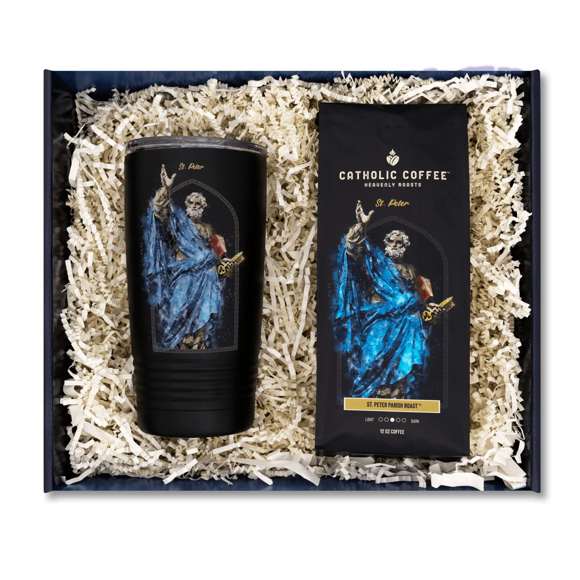 St. Peter Medium Roast Coffee and Tumbler Gift Set - Ground