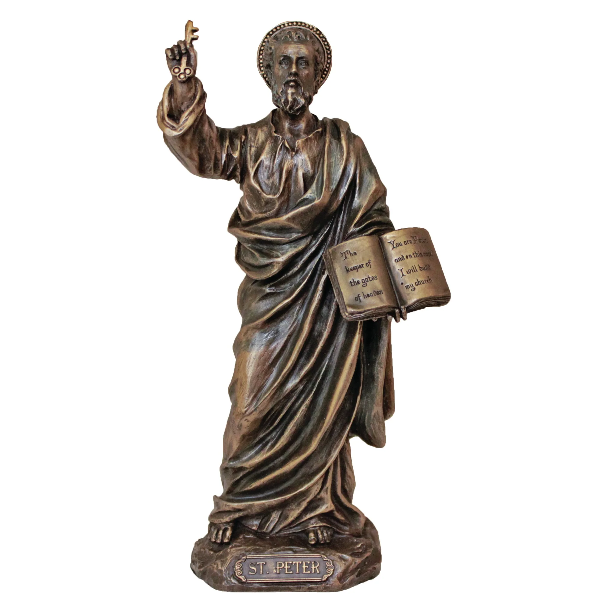 St. Peter Statue 8 Inch - Image 2