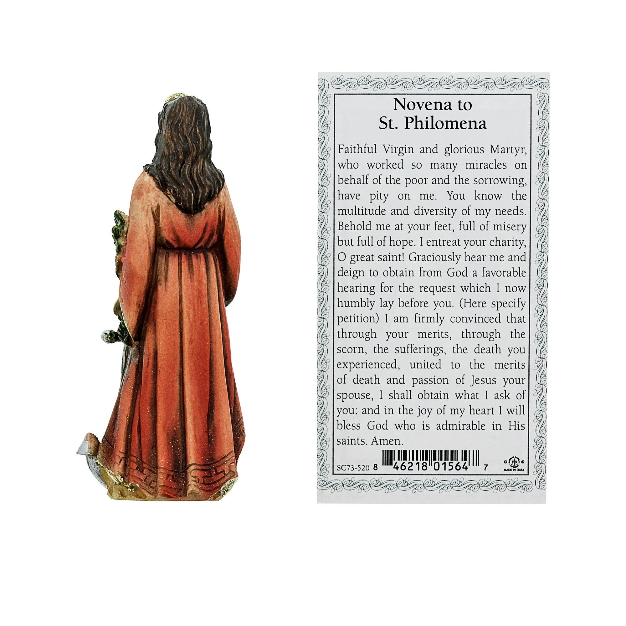 St. Philomena Statue - 4" - Image 2