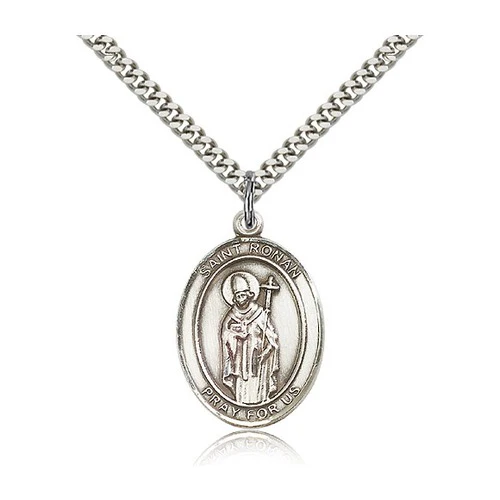 St. Ronan Pendant with Chain, Bliss, Sterling Silver