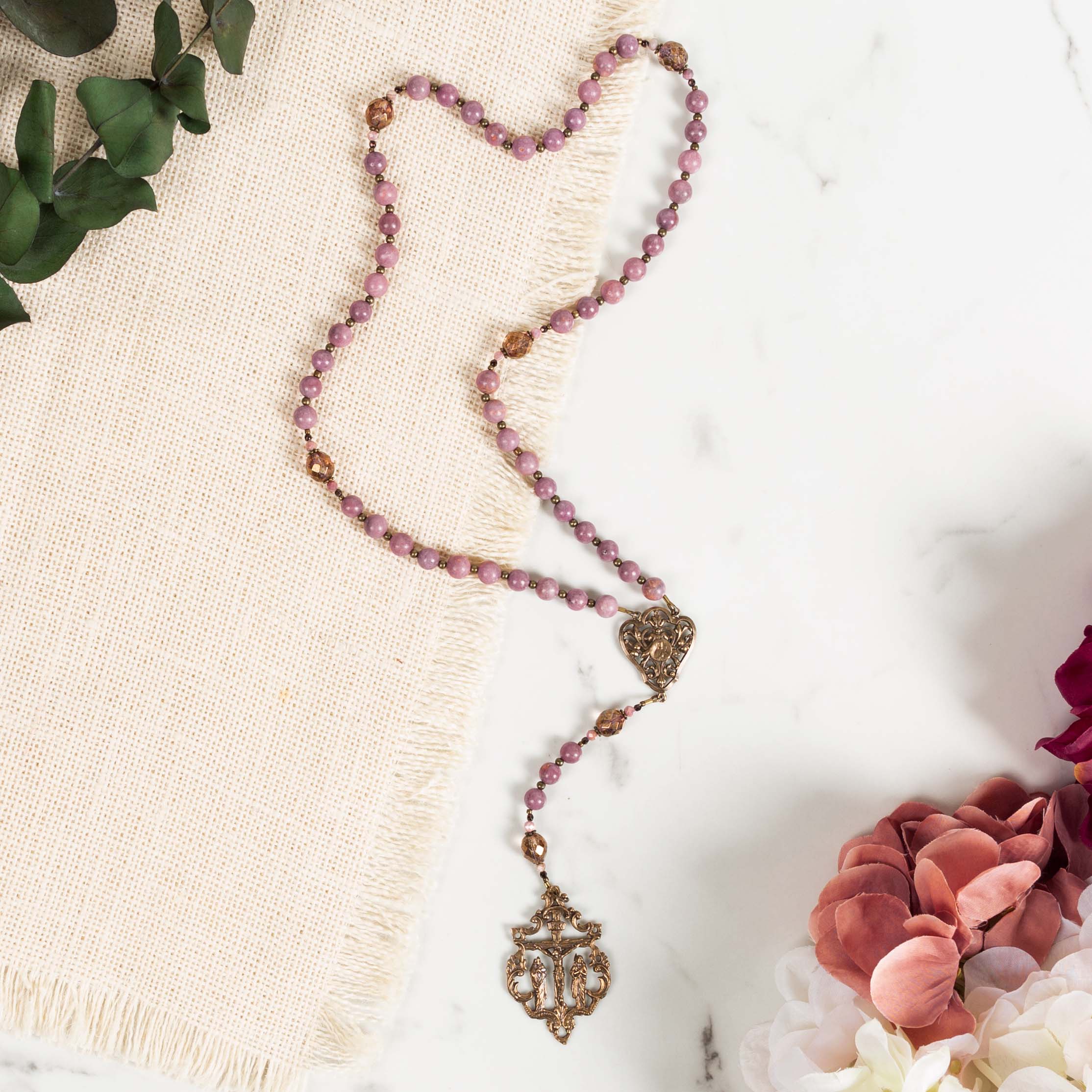 St. Therese Fire of Love Rosary - Image 4