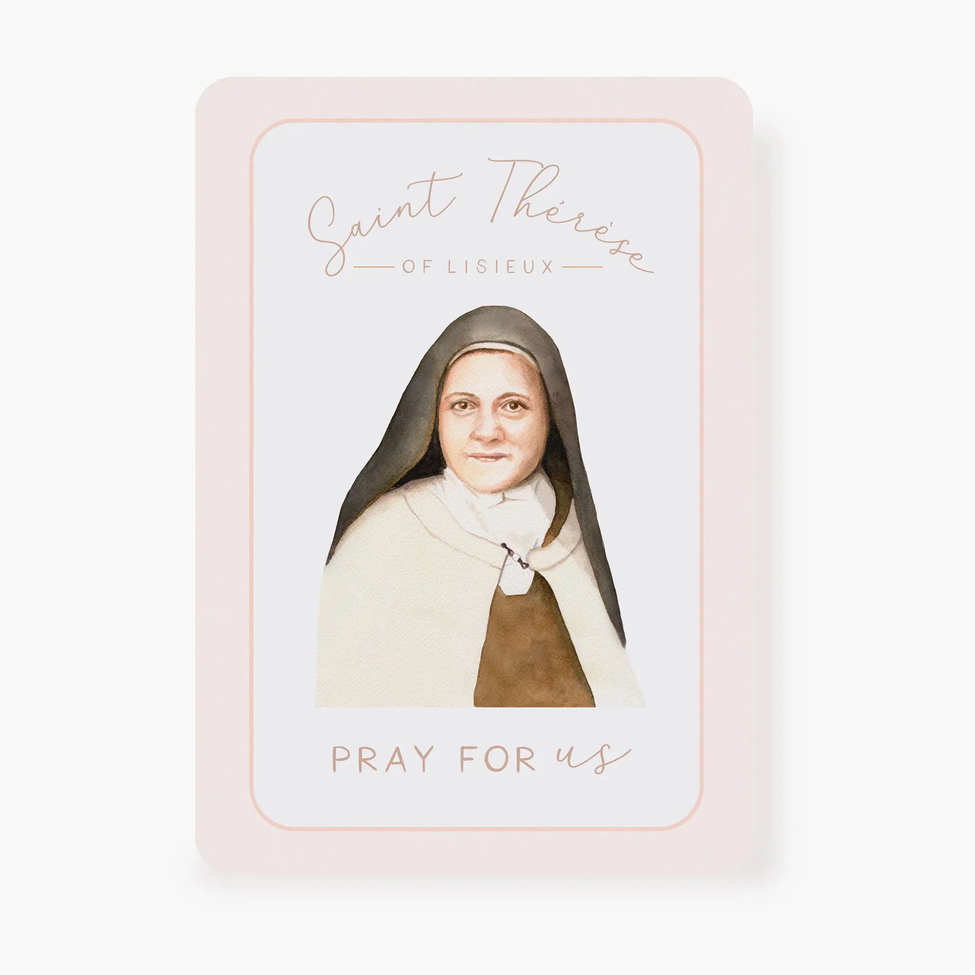 St. Therese Rose Novena Prayer Card