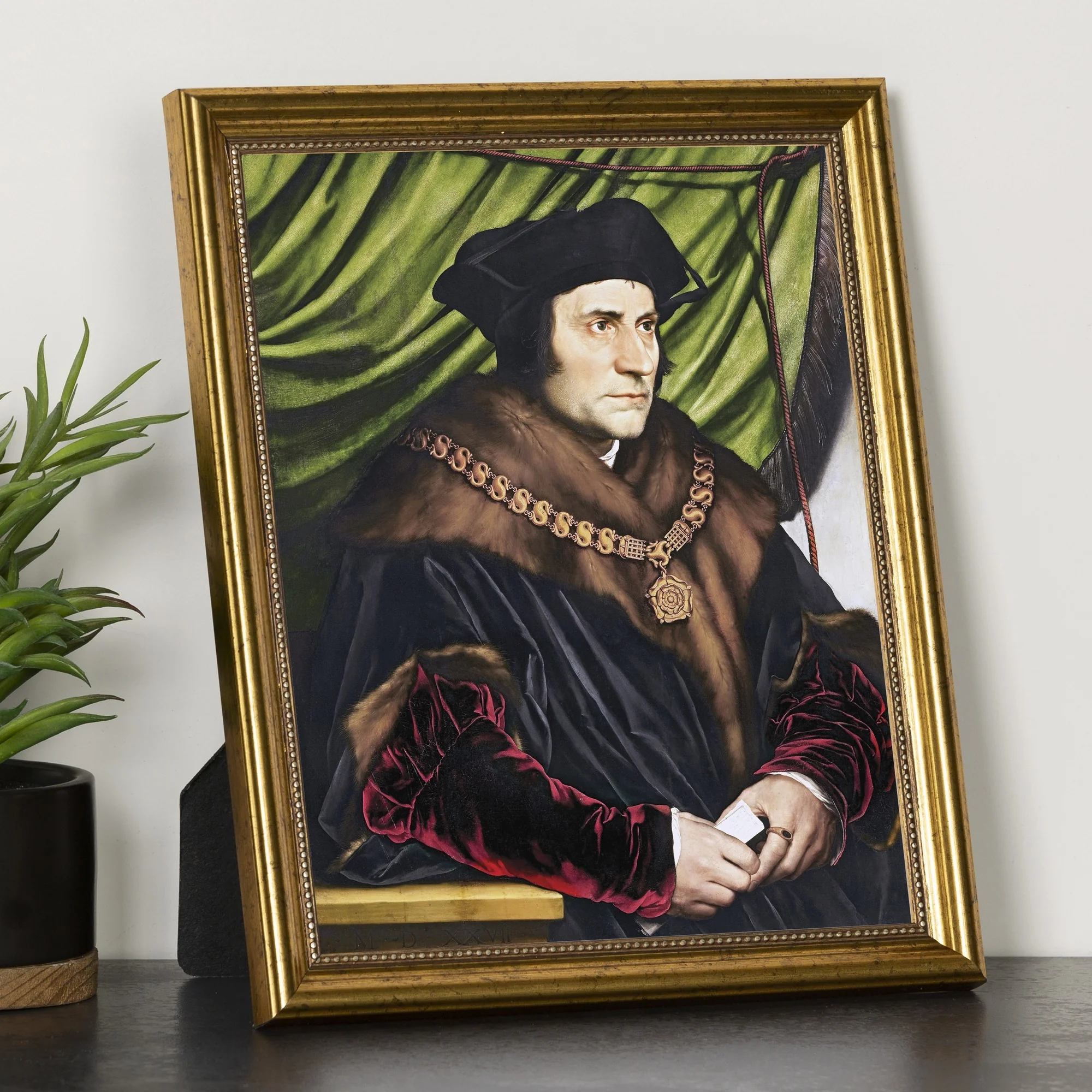 St. Thomas More Gold Framed Print