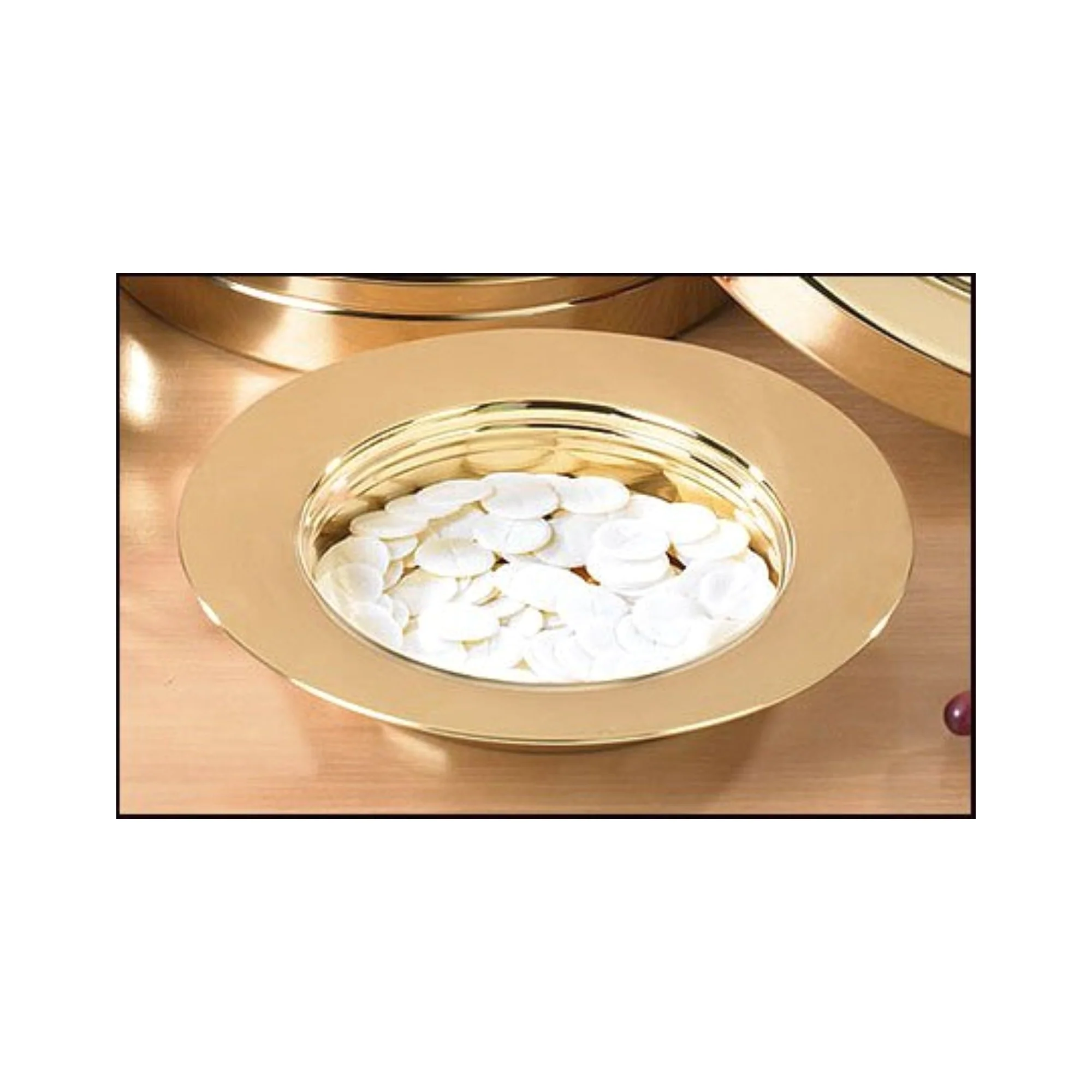 Stacking Bread Plate- Brass Finish