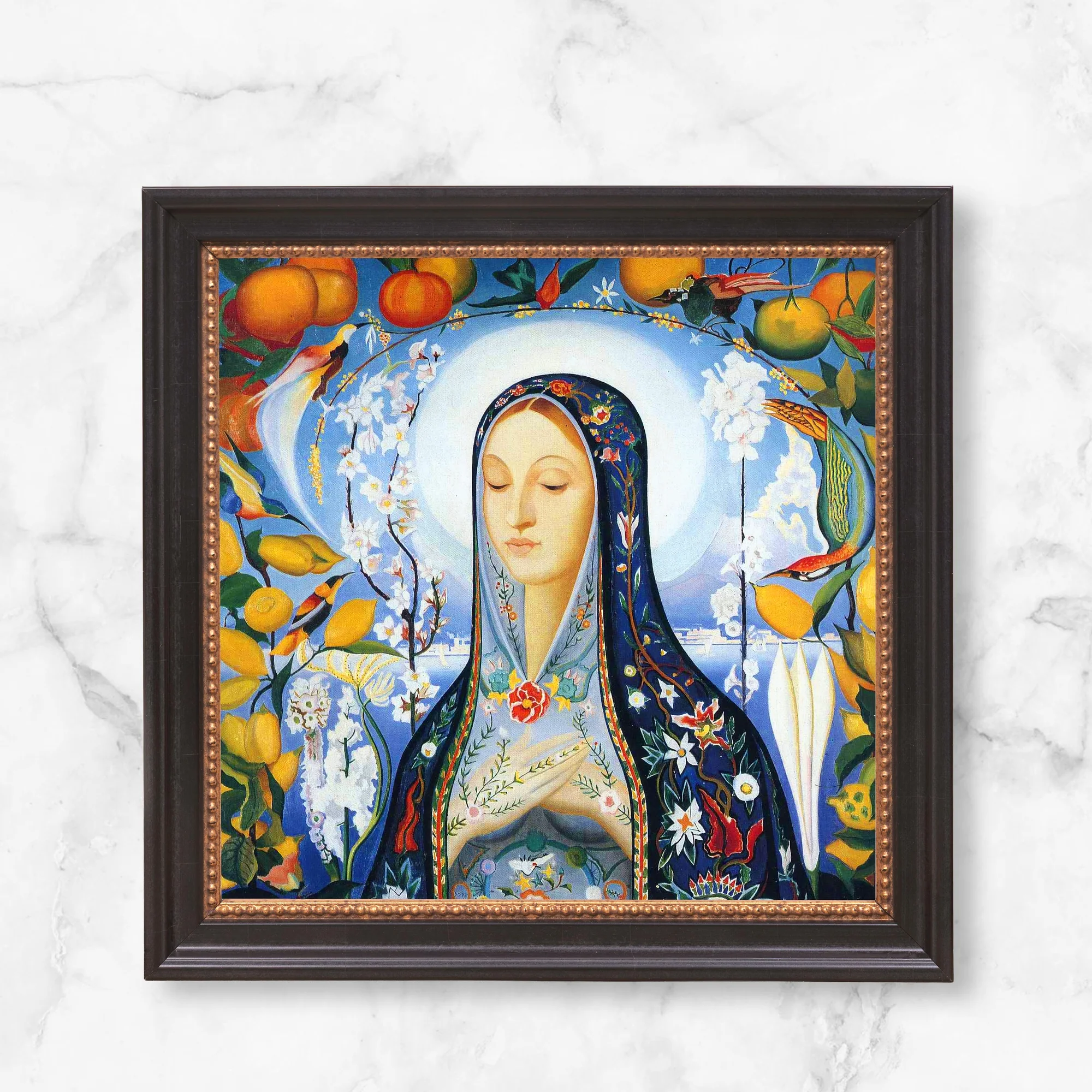 Stella's The Virgin Framed Canvas - Sacred Mini Collection - Image 12