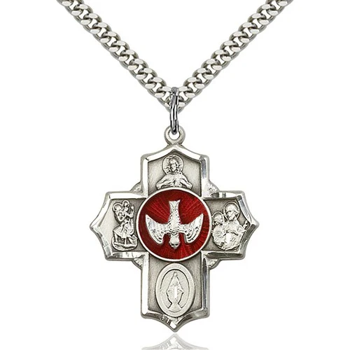 Sterling Silver 5-Way Pendant - 2509932