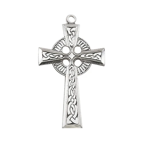 Sterling Silver Celtic Cross with 24" Chain