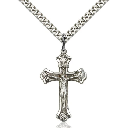 Sterling Silver Crucifix Pendant - 2510622
