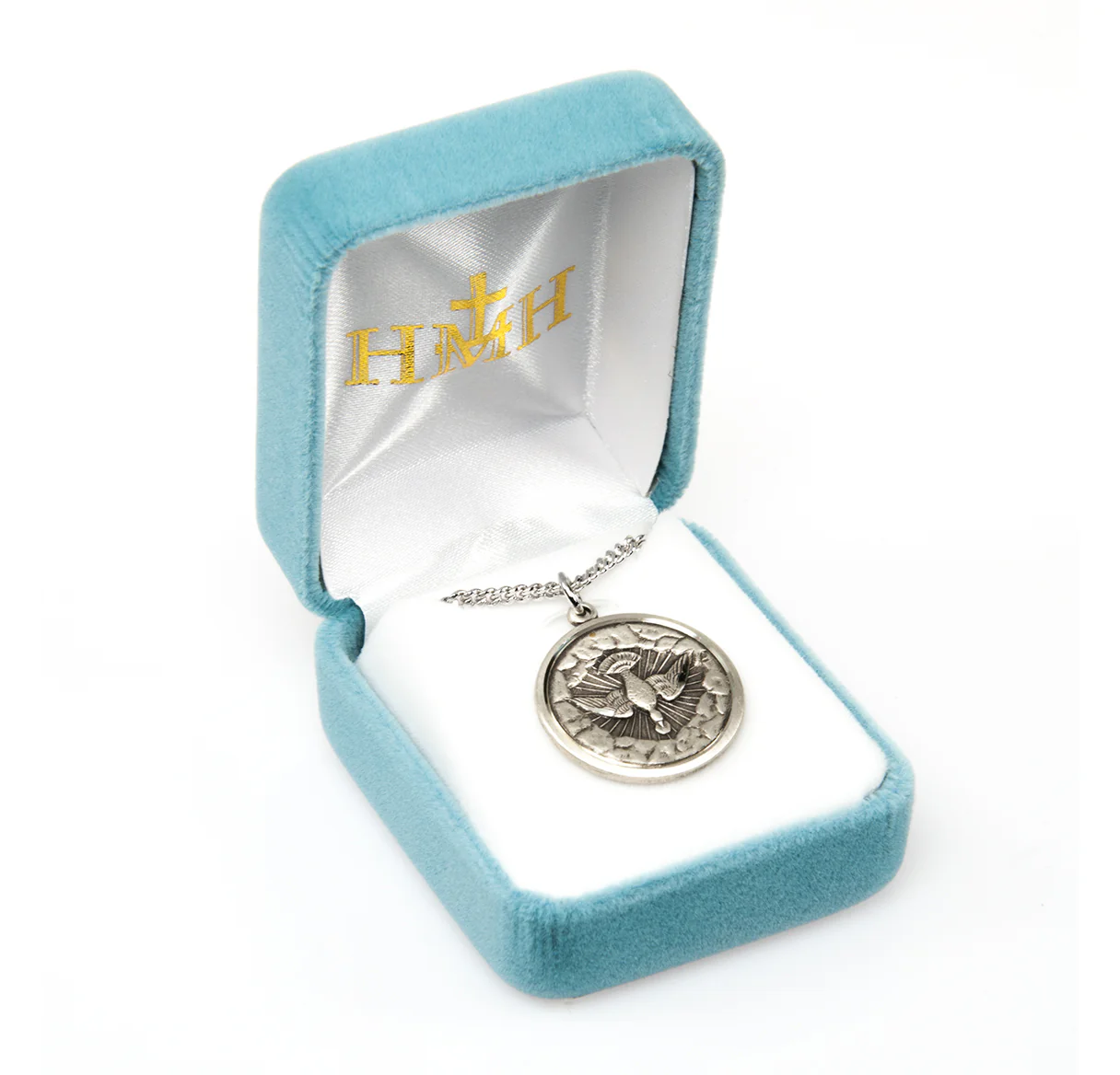 Sterling Silver Descending Dove Holy Spirit Necklace - Image 3