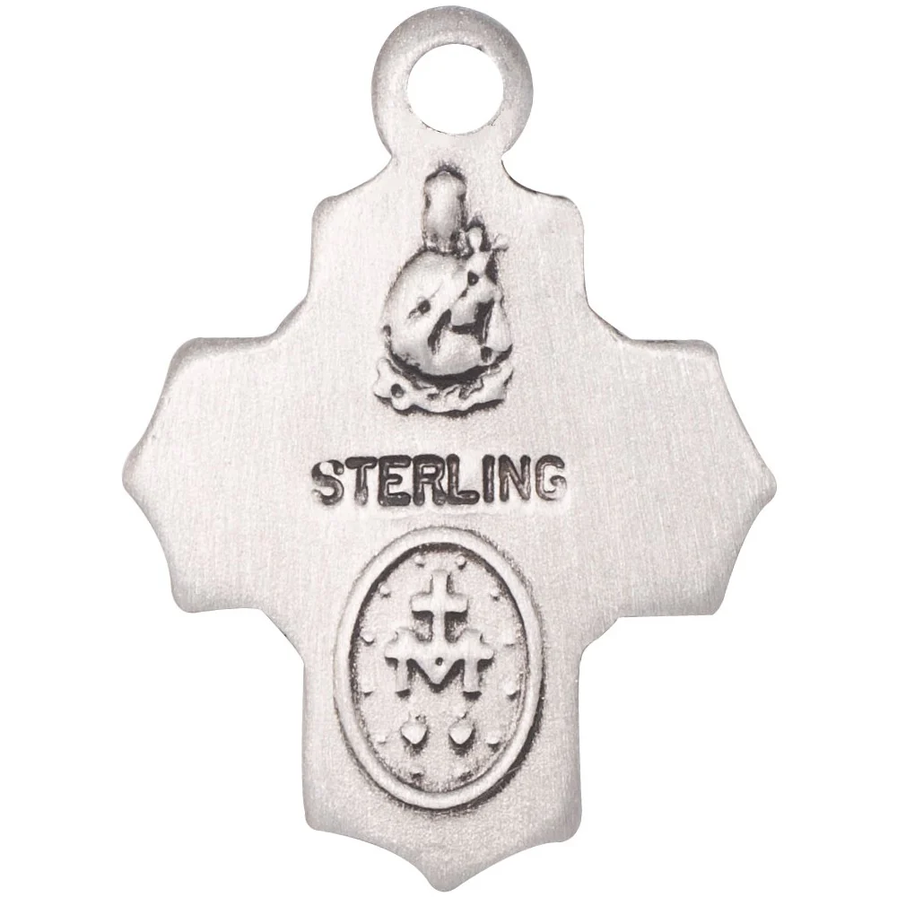 Sterling Silver First Communion 5-Way Petite Pendant - Image 2