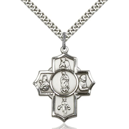 Sterling Silver Guadalupe/Dieg/Pio/Xav/Nino Pendant