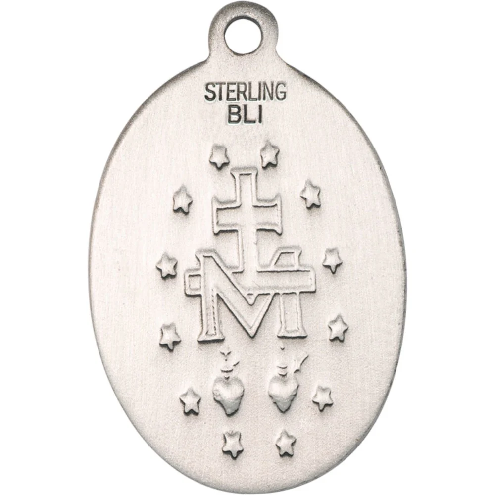 Sterling Silver Miraculous Pendant - 2511253 - Image 2