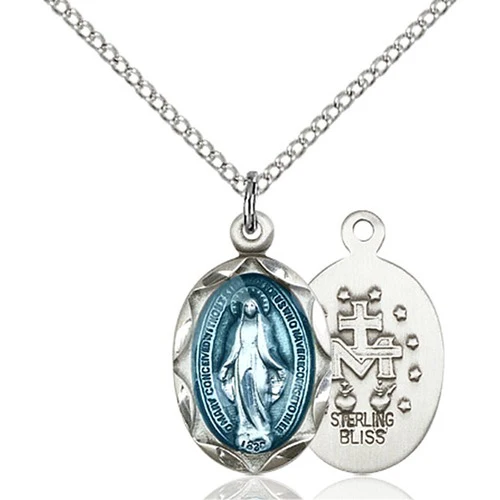 Sterling Silver Miraculous Pendant - 2511288