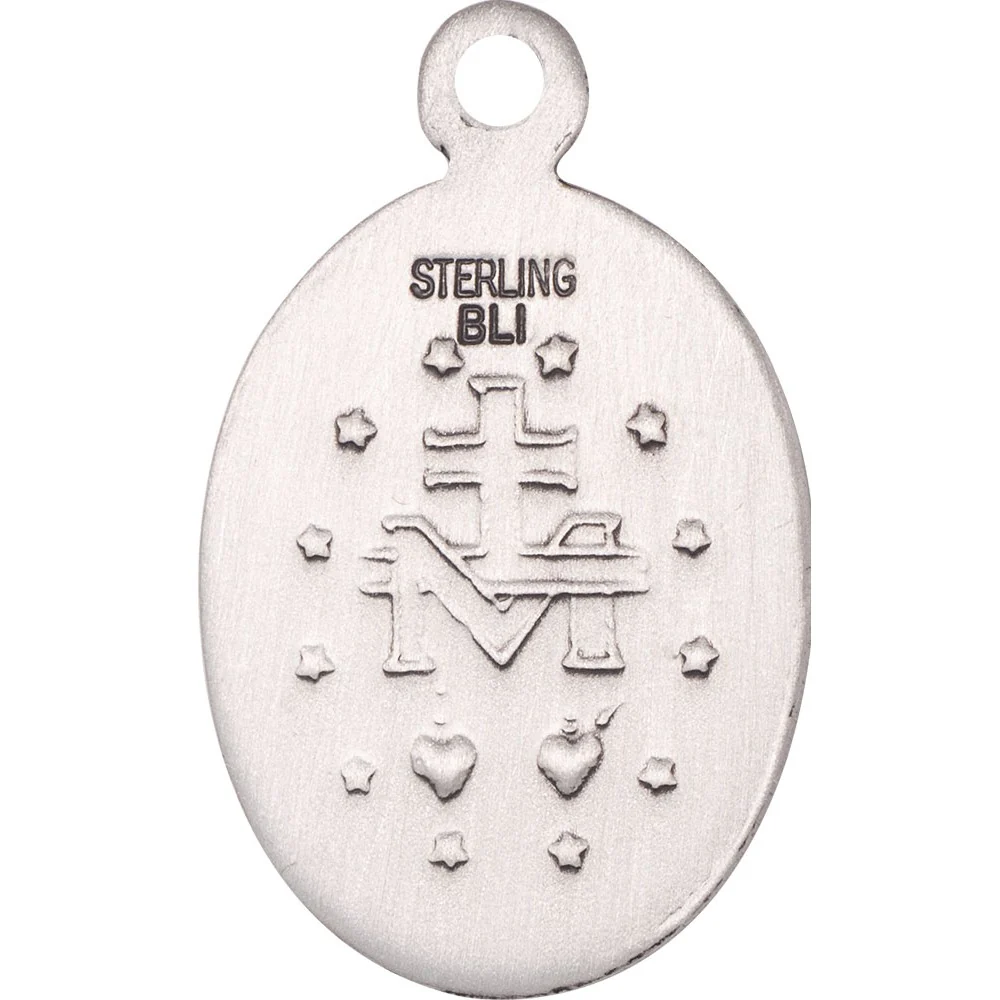 Sterling Silver Miraculous Pendant - 2511290 - Image 2