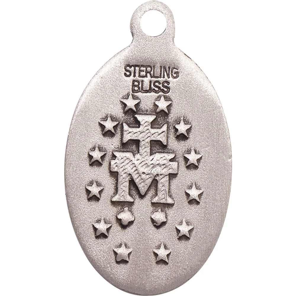 Sterling Silver Miraculous Pendant - 2511359 - Image 2