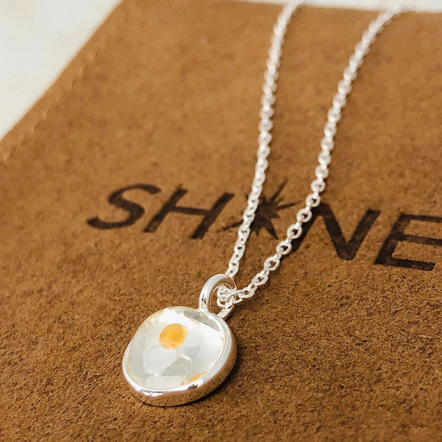 Sterling Silver Mustard Seed Necklace - Image 3