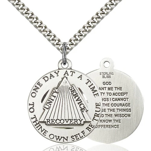 Sterling Silver Recovery Pendant