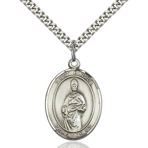 Sterling Silver St. Eligius Pendant