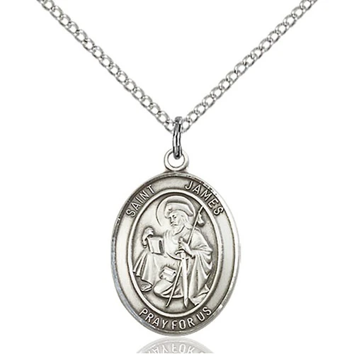 Sterling Silver St. James the Greater Pendant - 2507622