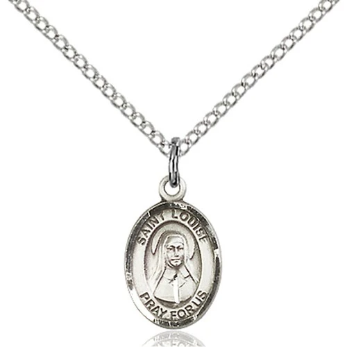 Sterling Silver St. Louise de Marillac Petite Pendant