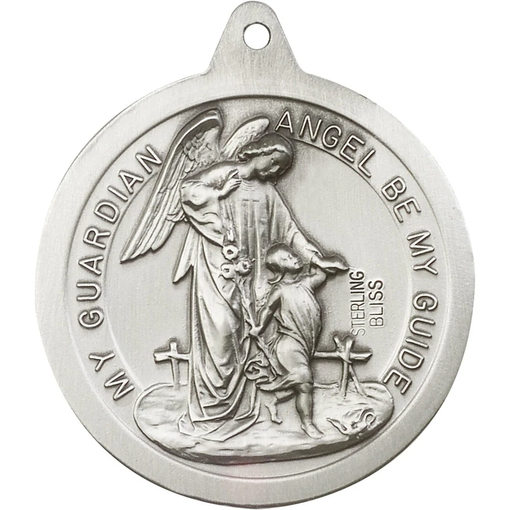 Sterling Silver St. Michael the Archangel Pendant - 2509049 - Image 2