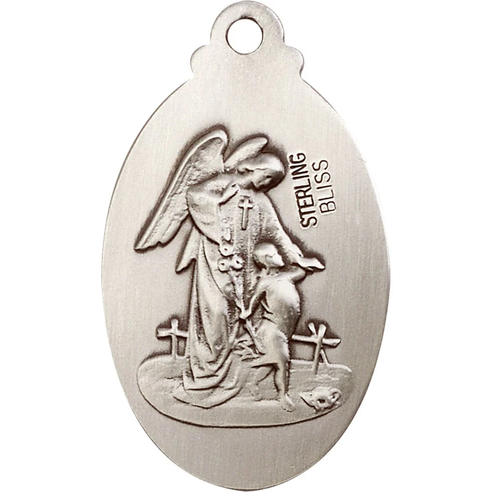 Sterling Silver St. Michael the Archangel Pendant - 2509095 - Image 2