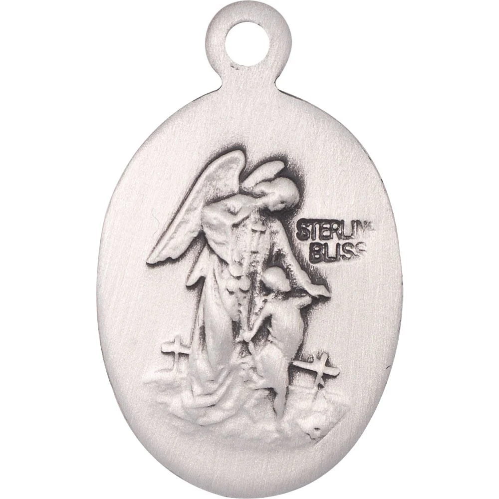 Sterling Silver St. Michael the Archangel Pendant - 2509122 - Image 2