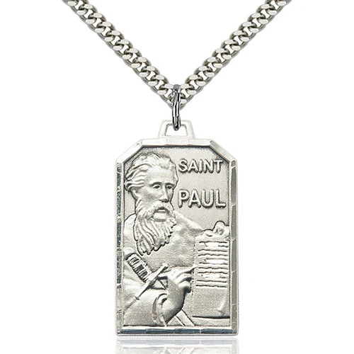 Sterling Silver St. Paul the Apostle Pendant - 2509197