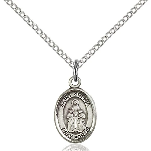 Sterling Silver St. Sophia Petite Pendant