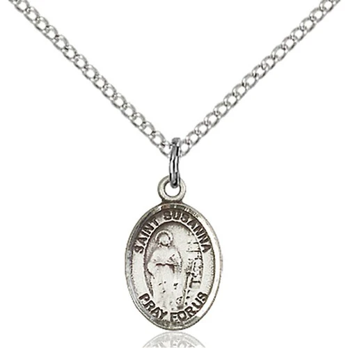 Sterling Silver St. Susanna Petite Pendant