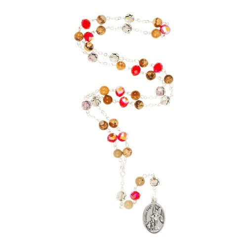 Swarovski & Bohemian Glass St. Michael Chaplet - Image 2