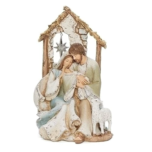 Tender Embrace Holy Family Statue - Image 2