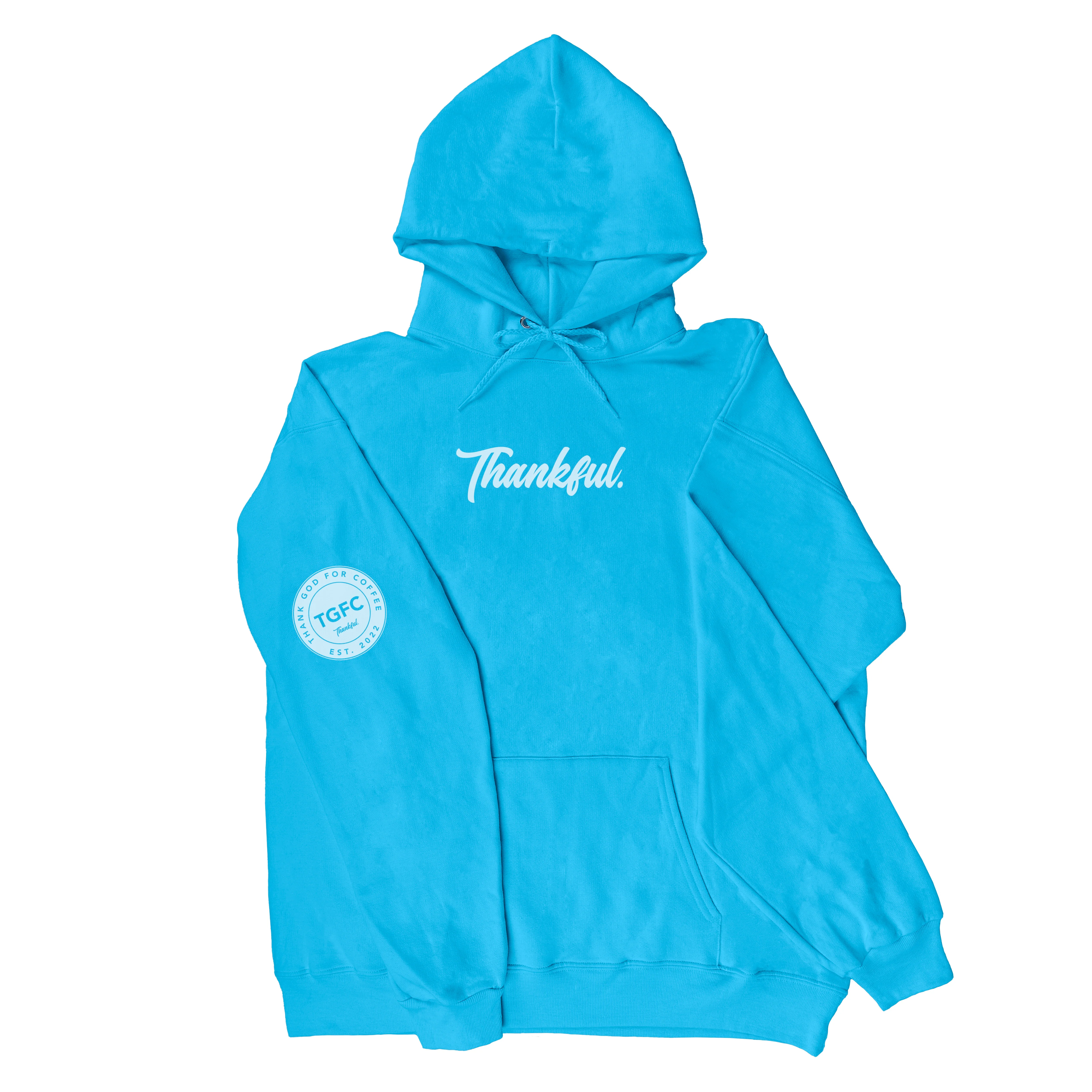 Thank God For Coffee Thankful Hooded Sweatshirt - Image 11
