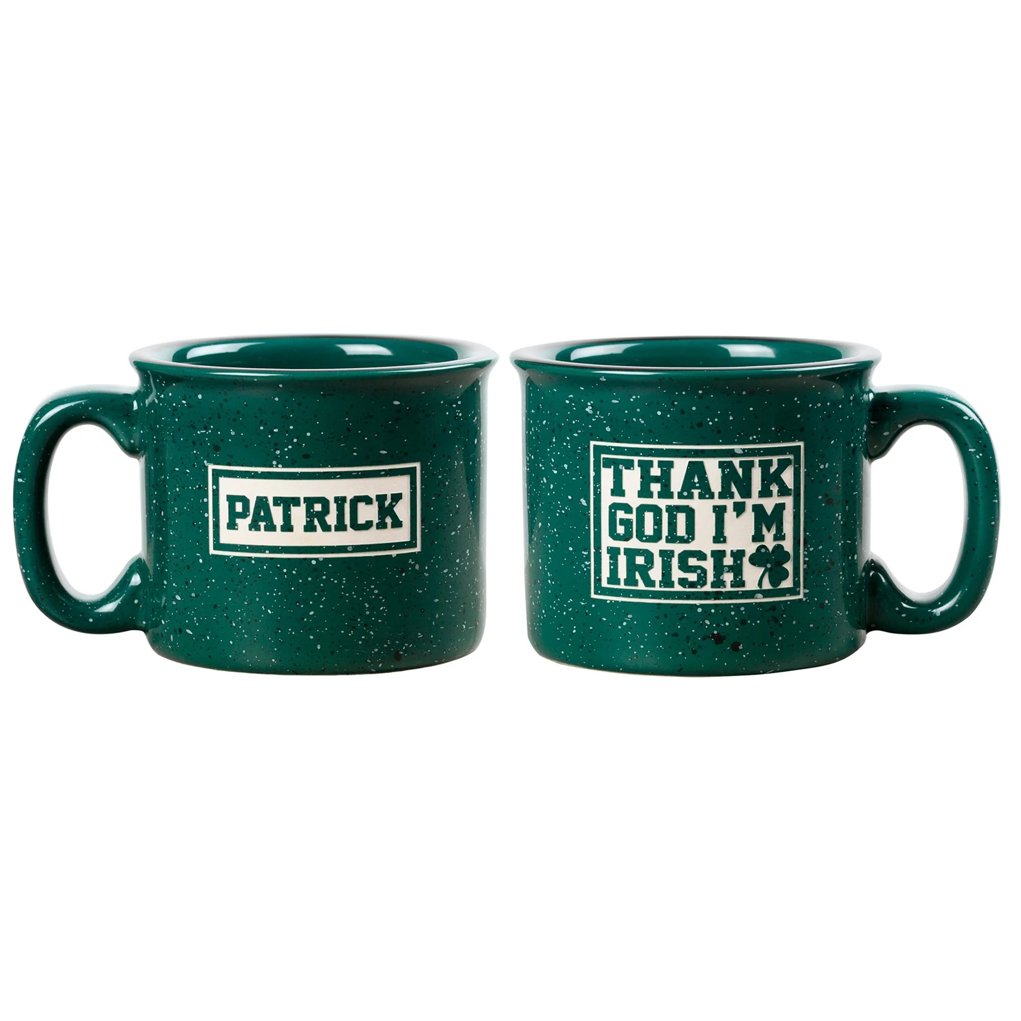 Thank God I'm Irish Green Campfire Mug - Image 3