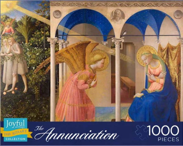 The Annunciation 1000 Piece Puzzle (Mysteries of the Rosary Series) - Image 2