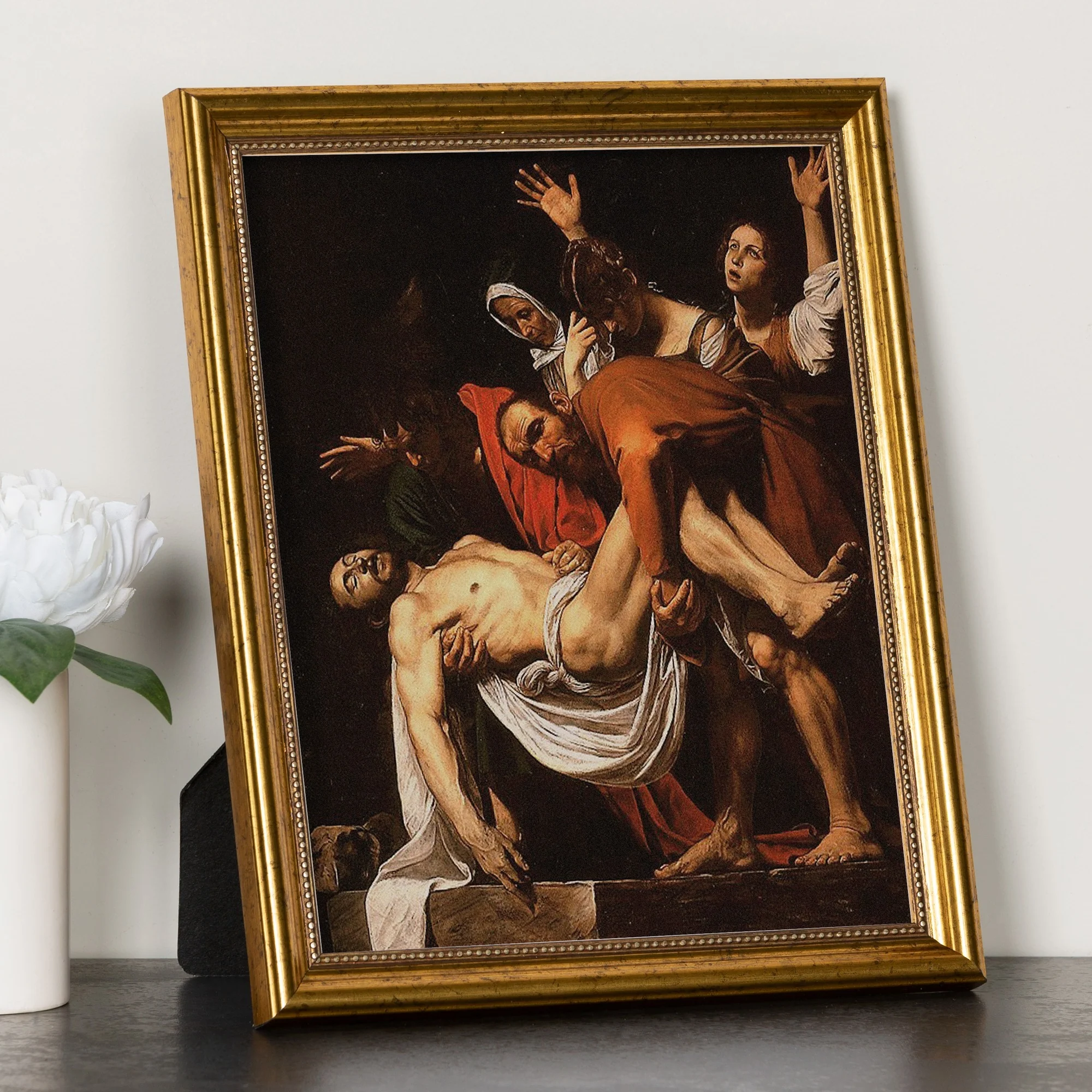 The Entombment of Christ Gold Framed Print - Image 2