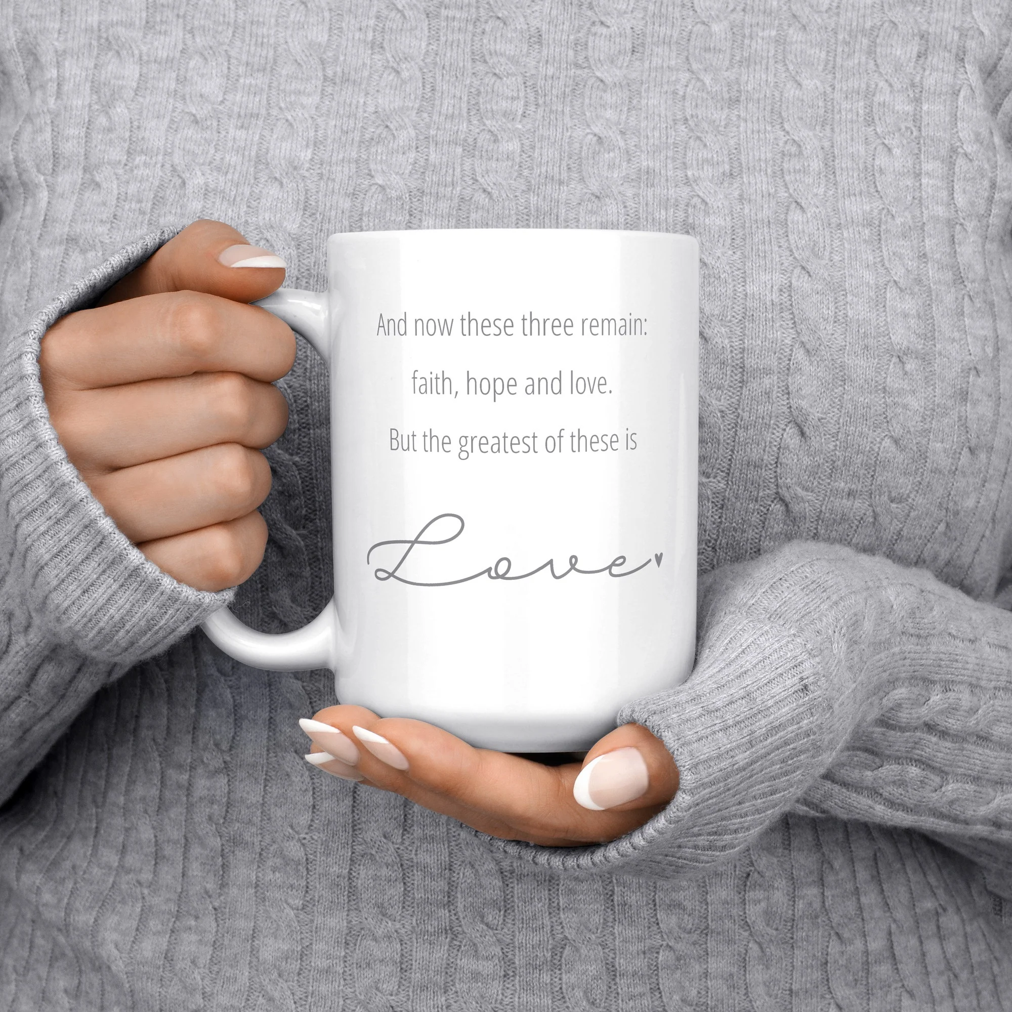 The Greatest of These Mug - Image 4