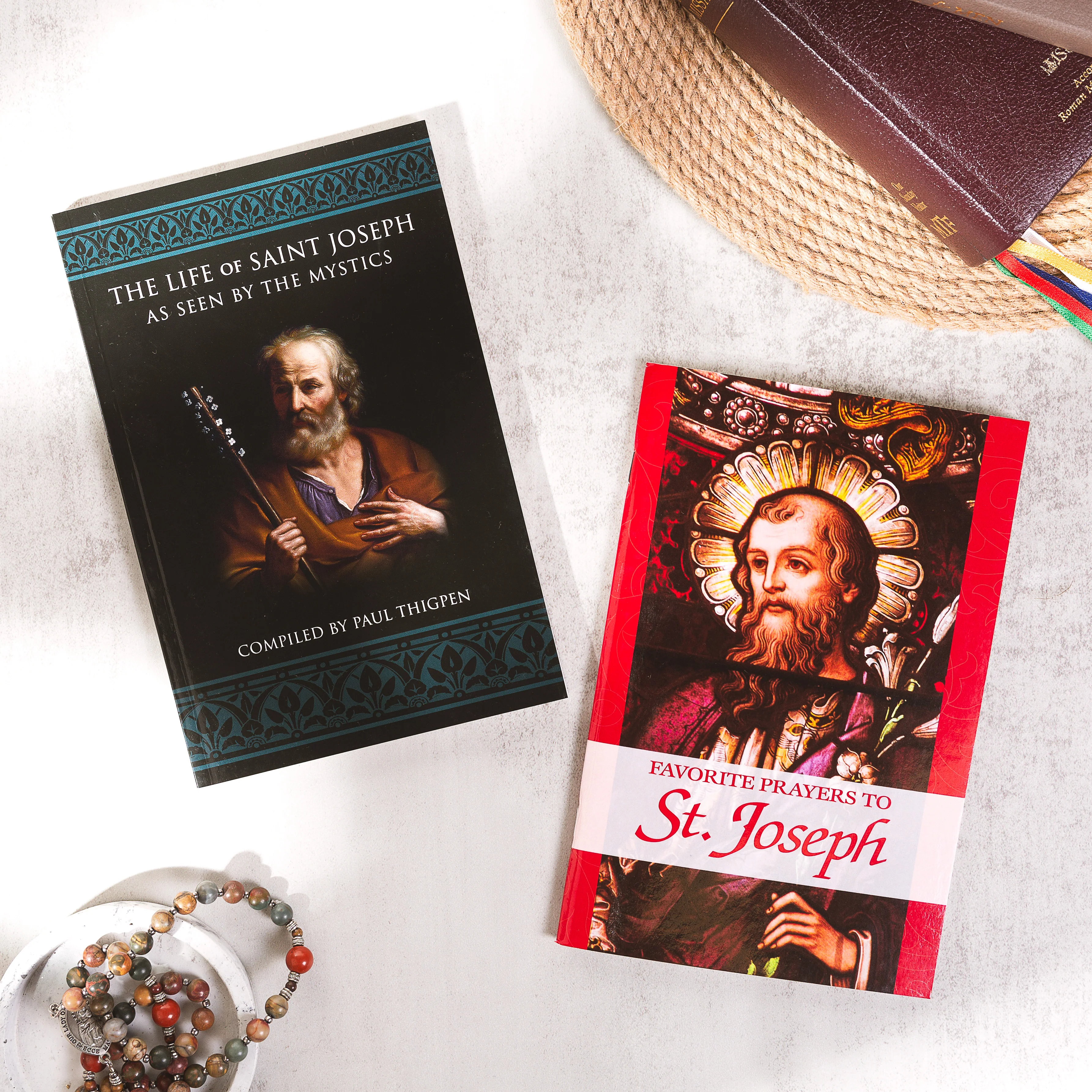 The Life of St. Joseph as Seen by the Mystics & Favorite Prayers To St. Joseph (2 Book Set)