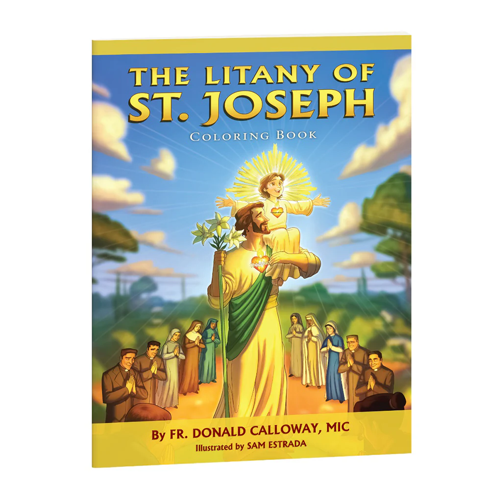 The Litany of St. Joseph Coloring Book