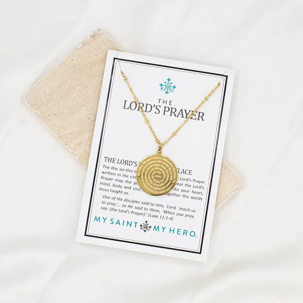 The Lord's Prayer Necklace - Silver or Gold - Image 3