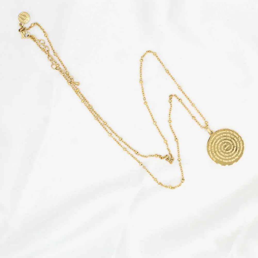 The Lord's Prayer Necklace - Silver or Gold - Image 4