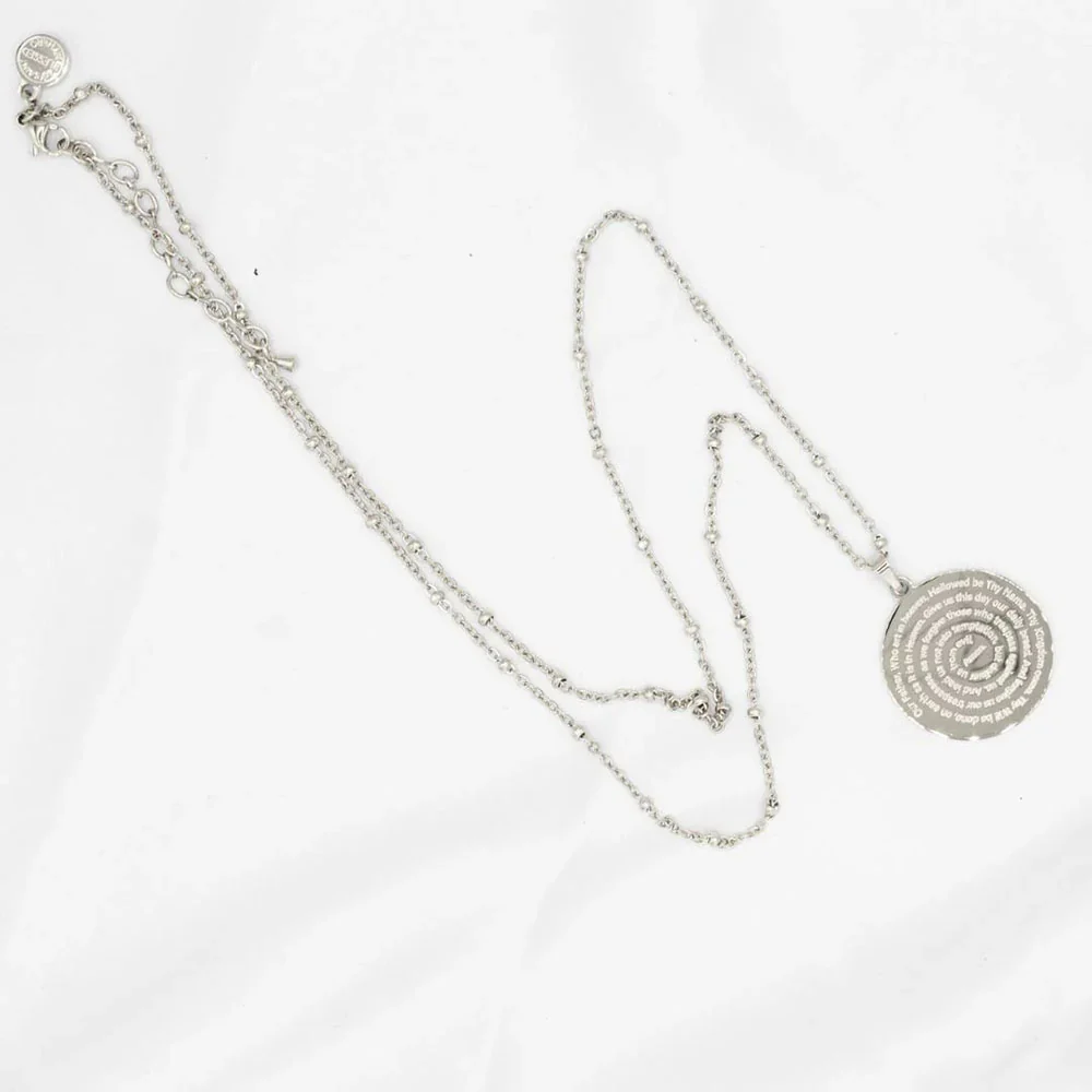 The Lord's Prayer Necklace - Silver or Gold - Image 7