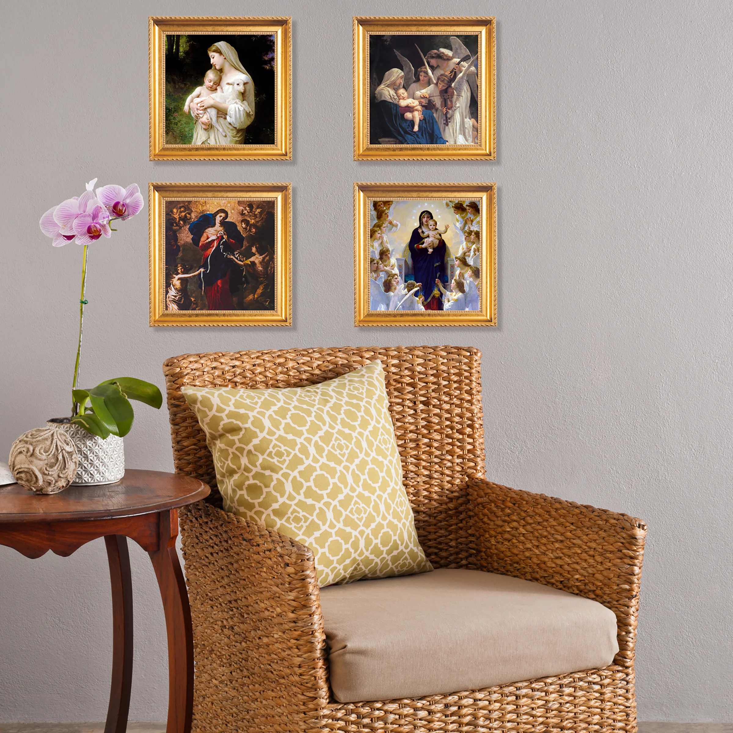 The Road to Emmaus Framed Canvas - Sacred Mini Collection - Image 6