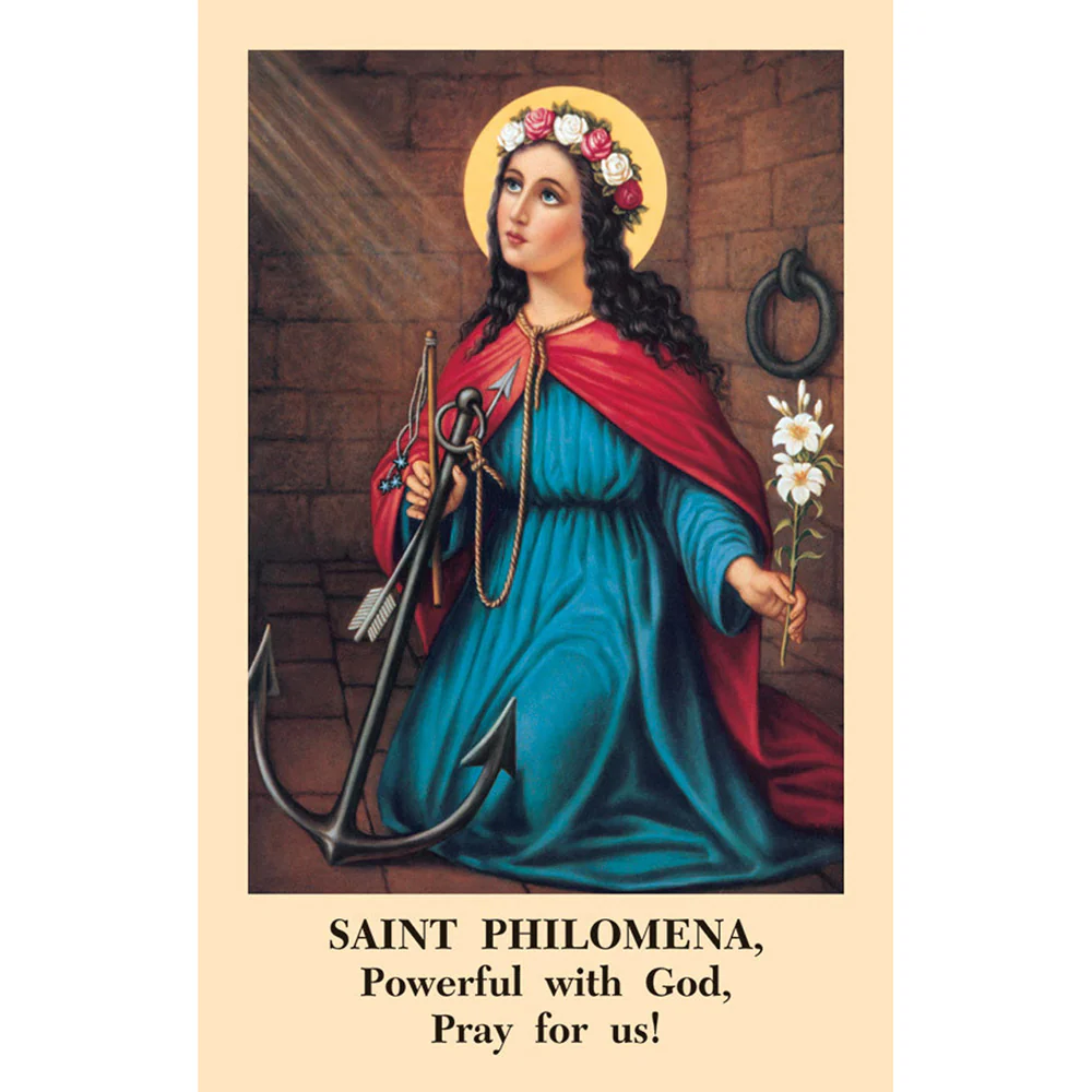 The St. Philomena Novena Prayercard (Pack of 100)