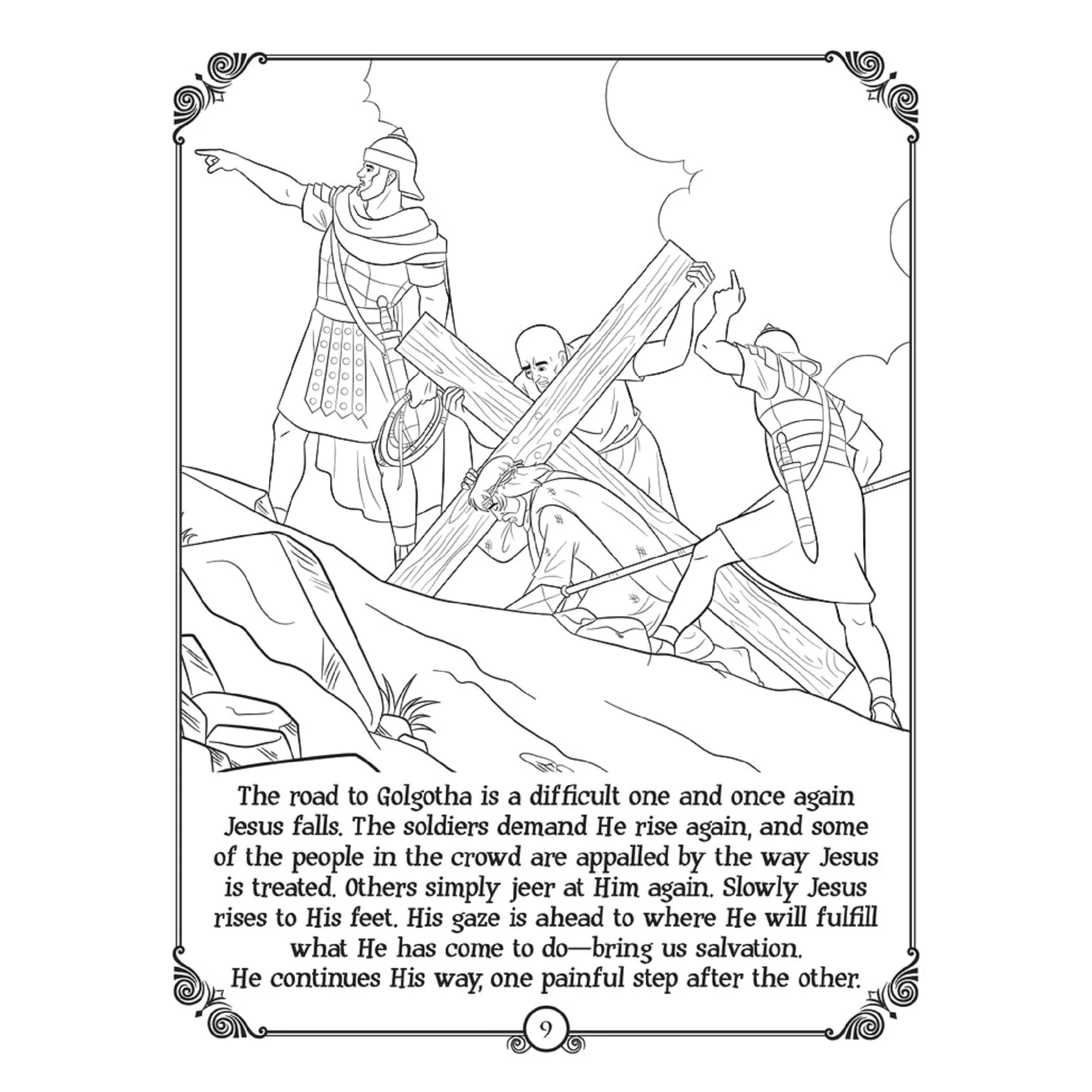 The Stations of the Cross Coloring Book - Brother Francis - Image 2